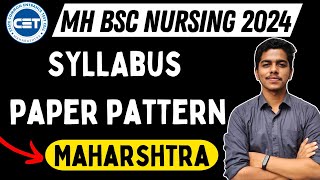 MH BSc Nursing CET 2025  Syllabus and Paper Pattern  bscnursing hscboard2025 [upl. by Clement]