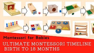 Montessori Timeline of Activities for 018 Months [upl. by Idleman]