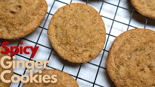 Gluten Free Spicy Ginger Cookies Recipe [upl. by Wellington]