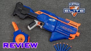 REVIEW Nerf Elite Infinus  Automated Magazine Loading [upl. by Rez986]