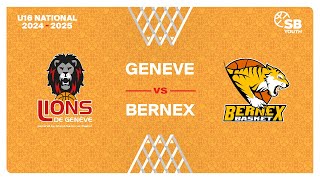 U16 National｜Day 4 GENEVE vs BERNEX [upl. by Nomra]