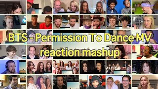 BTS Permission To Dance MV｜reaction mashup [upl. by Melodee]