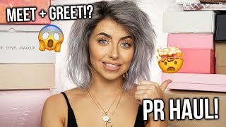 IM HAVING A MEET  GREET EPIC PR HAUL  BLOGGER MAIL UNBOXING [upl. by Aikmat]