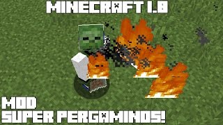 Minecraft 18 MOD SUPER PERGAMINOS Mystical Scrolls Mod Español [upl. by Aseel248]