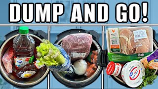 3 DUMP AND GO Instant Pot Freezer Meals  These Are SO EASY to Make [upl. by Samohtnhoj]