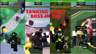 Tanking every boss in Roblox TDX [upl. by Bertha]