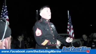 SSgt Tim Chambers the Saluting Marine [upl. by Nwadal]