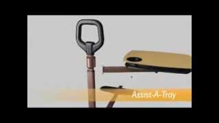 Assist a tray  Leestafel met handvat [upl. by Arline]