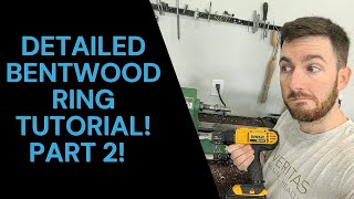 How to Shape your bentwood rings with a Drill Detailed Bentwood Tutorial Part 2 [upl. by Nava]