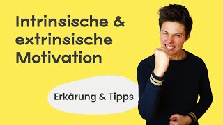 Intrinsische Motivation und extrinsische Motivation 🤸🏆 einfach erklärt – Psychologie im Alltag [upl. by Upton]