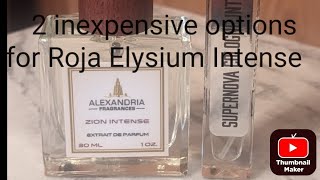 Alexandria fragrances Zion Intense vs Supernova Cologne Intense [upl. by Irved]