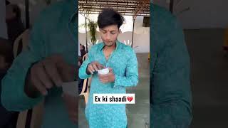 Ex ki shadi 😁👌 funny wedding couple viralshorts28 bobbyprankstar ytshorts [upl. by Nauqes17]