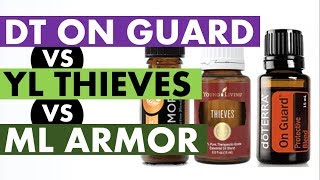 doTERRA On Guard VS Young Living Thieves VS Melaleuca Armor [upl. by Ylrebme]