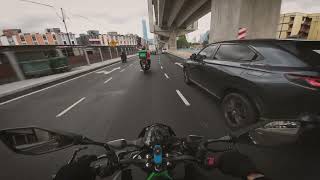 Get to work Ride POV  Kawasaki  Modenas Z250  DJI Osmo Action 4 POV 4K Uncut [upl. by Anselm]