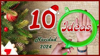 10 ADORNOS NAVIDEÑOS PARA LA COCINA  Navidad 2024  Christmas crafts for the kitchen [upl. by Nairahcaz]