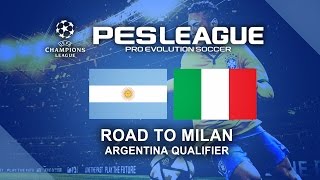 PES League Final Torneo Argentina  Lautaro Raris vs Rey Molina  Road to Milan [upl. by Melbourne114]