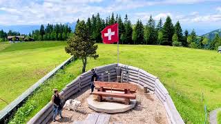 360degree panoramic view of RigiScheidegg in Switzerland [upl. by Meingoldas]