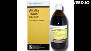 Homeopathic Medicine Alfalfa Tonic  By Dr Jafar Khan Manj Homeopath [upl. by Kellene]