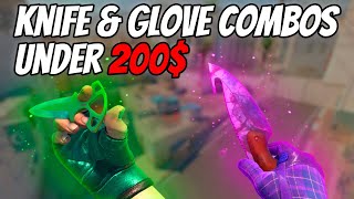 The BEST Knife amp Glove Combos Under 200  The Best Cheap CS2 Skins 2024 [upl. by Kenon808]