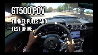 2022 Shelby GT500 POV TUNNEL PULLS and Driving Impressions [upl. by Hutt]