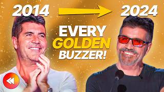 10 YEARS Of GOLDEN BUZZERS 🤩 EVERY Simon Cowell Golden Buzzer OF ALL TIME 🌟 [upl. by Coreen]