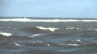 Jupiter Inlet 30ft Catamaran coming in rough sea [upl. by Thain]