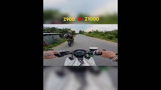 Kawasaki ninja z900 vs Z1000 full drag race with Aamir Majid shortszx10rz900viral [upl. by Eceinej]