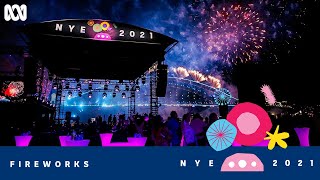 Sydney Midnight Fireworks  LIVE New Years Eve 2021 [upl. by Nobile864]