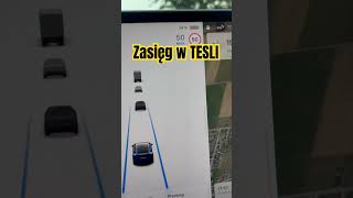 Zasięg w TESLI  zrobi 500km samochodyelektryczne tesla [upl. by Adym]