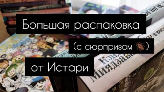 Распаковка огромной посылки с мангой и книгами  Истари Комикс [upl. by Nnasus]