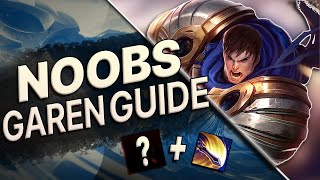 Noobs Complete Guide to Garen Challenger Coaching Garen Top [upl. by Putnam977]