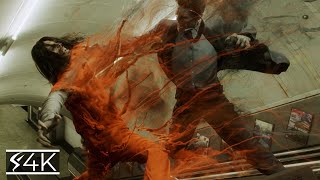 Morbius  Subway Fight Scene 4K [upl. by Ialohcin]