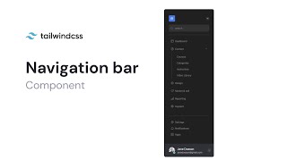 Sidebar component using Tailwind CSS [upl. by Zehe]