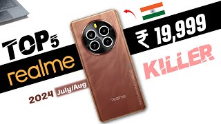 TOP 5 Best Realme Phones Under ₹20000 Rupees 🇮🇳2024 realmebudgety [upl. by Eedeed]