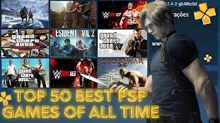 Top 50 BEST HIGH GRAPHICS PSP Games Best PPSSPP Games [upl. by Nowujalo]