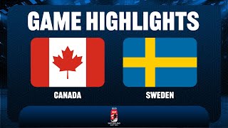 sweden vs canada  2023 IIHF Ice Hockey U18 World Championship [upl. by Sanson]