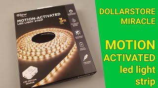 Dollarstore Miracle Motion Activated Led Strip [upl. by Anelet]