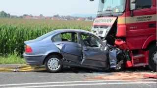 Tödicher Unfall auf der B62 bei Kirchhain [upl. by Yanahc574]