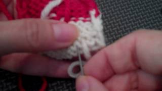 Arenda Holladay Lesson 1Weaving in EndsDuplicate stitch Part 1 [upl. by Artima]