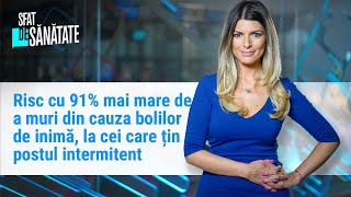 Risc cu 91 mai mare de a muri din cauza bolilor de inimă la cei care țin postul intermitent [upl. by Mullins]