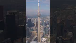 CN Tower from a birds eye view Drone video in 4k [upl. by Loutitia]