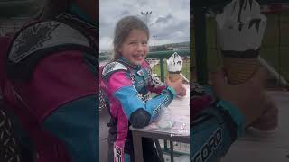 Minimoto karting Vendrell circuit fyp racing fast viral girl foryou [upl. by Prudy]