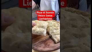 Pizza di Scarole Veloce Senza Lievitazione shorts [upl. by Nahbois]