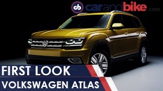 Volkswagen Atlas First Look Review  NDTV CarAndBike [upl. by Terriss]