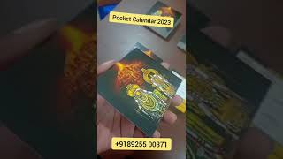 2023 Pocket Calendar printing by ePrintOn  8925500371 [upl. by Sirromad153]