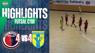 Futsal C1M  Sestu Sardinia FutsalVillacidrese Calcio 44 Highlights [upl. by Carola]