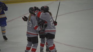 West girls hockey storms past Windom Area [upl. by Mientao585]