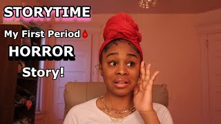 Storytime My First Period HORROR Story [upl. by Joli589]