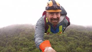 Superman Zipline Selfie  Selvatura Park Monte Verde Costa Rica [upl. by Kcirttap272]