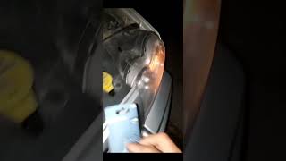 06 Jeep Grand Cherokee Headlight bulb access cover location easy removal [upl. by Wooster277]